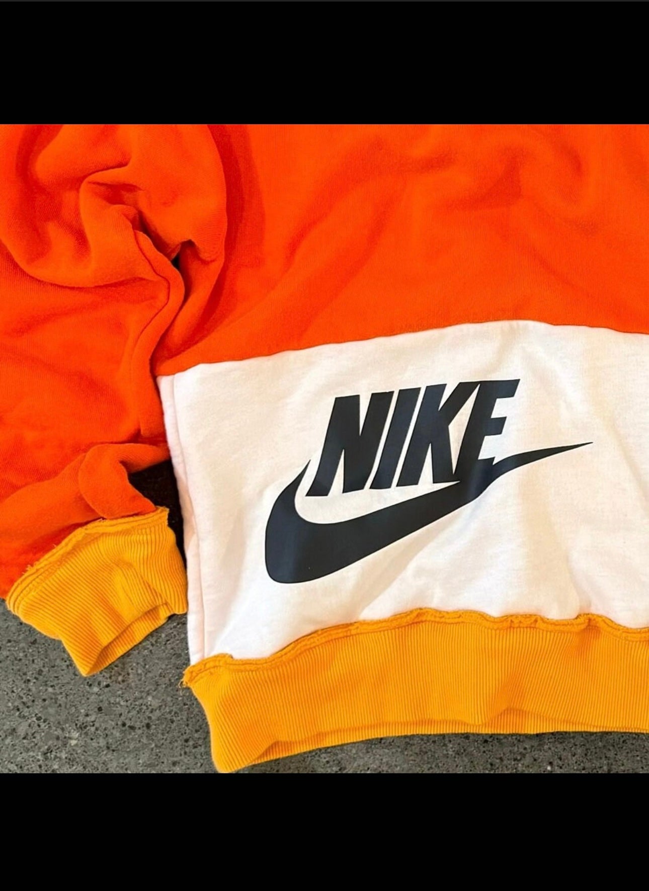 Custom 1/1 Cleveland Browns x Nike OrangePop Crewneck